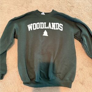 WOODLANDS Forest Green Crewneck Sweatshirt
